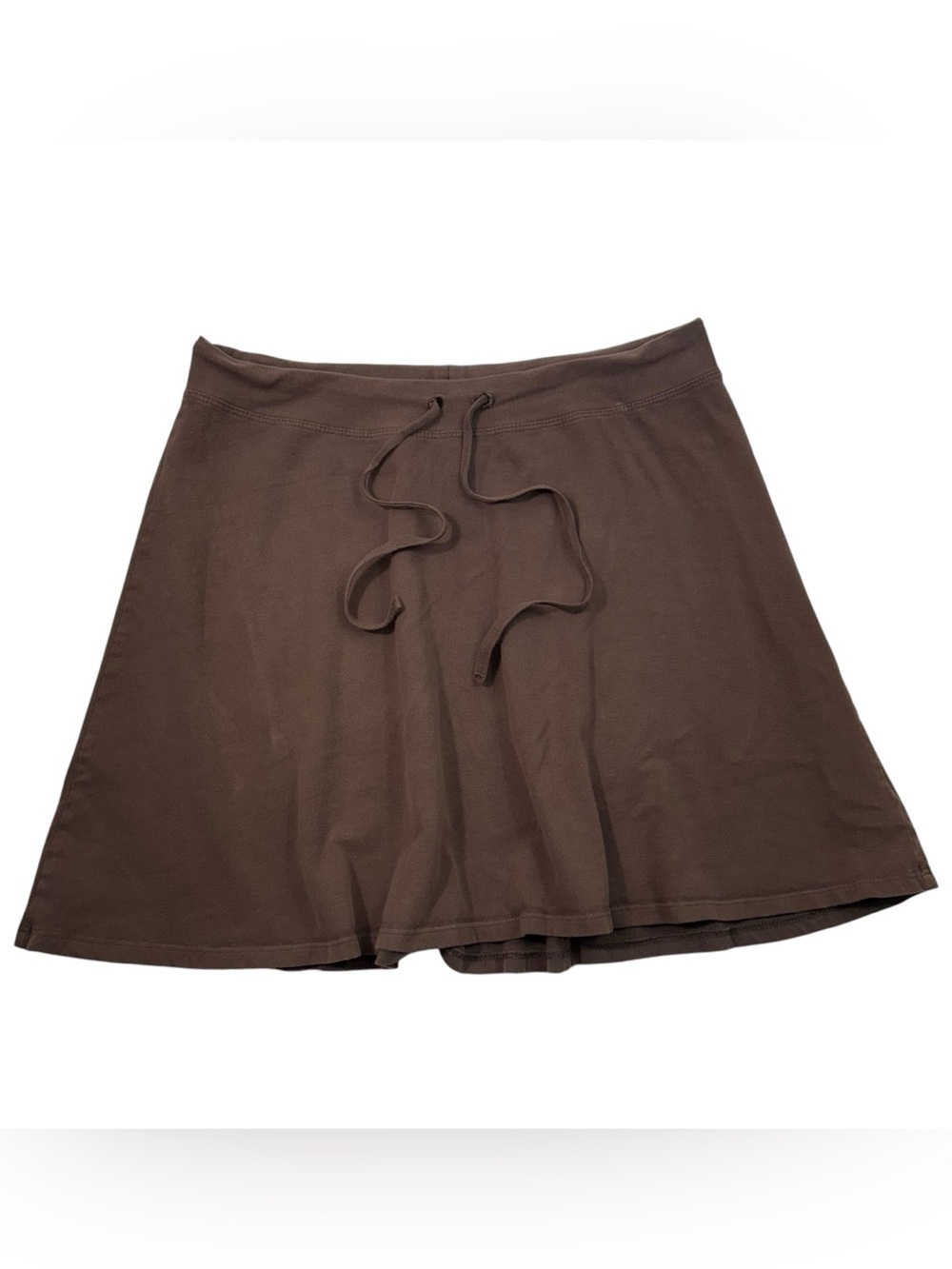 Patagonia Vintage Y2K Water Girl Chocolate Brown Mini Skirt XS Mermaidcore Beach